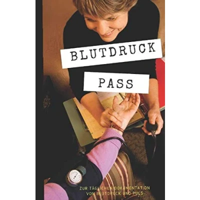 Abbildung von Blutdruckpass: Zur täglichen Dokumentation von Blutdruck und Puls