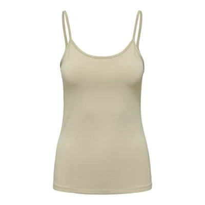 Abbildung von ONLY Damen Onlea S/L New Singlet Jrs Noos, Humus, L