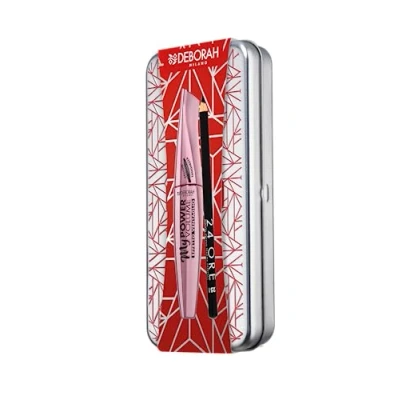 Abbildung von Deborah Milano Geschenkset für Damen, Make up Augen aus Zinn, inkl. Mascara My Power Volumen und Bleistift 24 Stunden 251 Black, Nr. 7