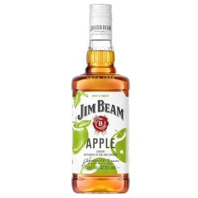 Abbildung von Jim Beam Apple Kentucky Straight Bourbon Whiskey vermählt mit fruchtigen Apfelgeschmack 32.5% Vol. 700ml