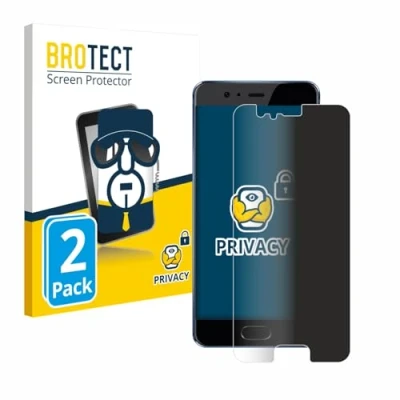 Abbildung von BROTECT (2 Stück Anti Spy Blickschutzfolie für Huawei P10 Privacy Screen Protector [Displayschutz Folie, Sichtschutz, Blaulichtfilter]
