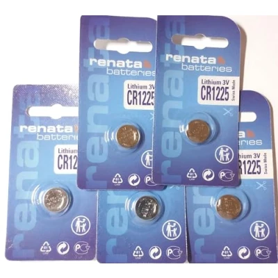 Abbildung von Pkg/5 Type CR1225 Renata Swiss Lithium Batteries