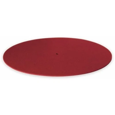 Abbildung von DYNAVOX Plattentellerauflage PM2, rot, Filz Plattenspieler
