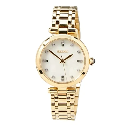 Abbildung von Seiko Damen Uhr Quarz Edelstahl mit Edelstahlband SRZ536P1