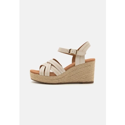 Abbildung von Clarks Sabina Strap Espadrille, Damen, Größe: 40, Cream Schuhe