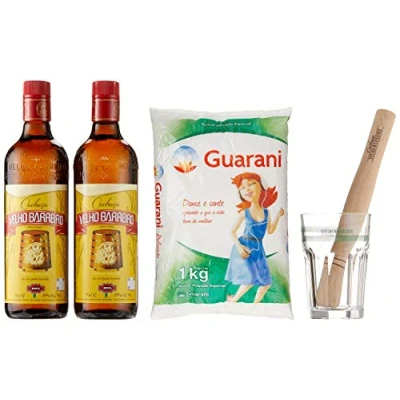Abbildung von Velho Barreiro Caipirinha Set Cachaca (2 x 0.7 l)