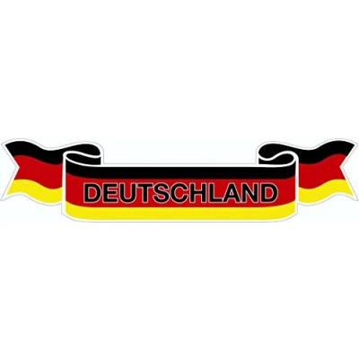 Abbildung von carstyling XXL Aufkleber Flagge Deutschland 100 x 430 mm Fanartikel Olympia