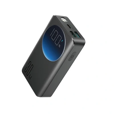 Abbildung von Powerbank 10000mAh Schnellladetechnologie 30W 3 Anschlüsse schwarz (JR PBF01)