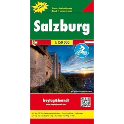 Abbildung von Salzburg, Autokarte 1:150.000, Top 10 Tips: mit Radrouten (freytag &amp; berndt Auto + Freizeitkarten)