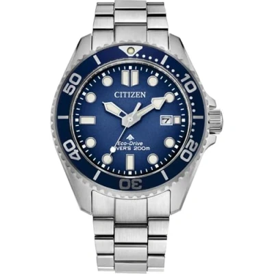 Abbildung von Citizen BN0260 54L Promaster Eco Drive Taucheruhr 20 bar Stahl/Blau