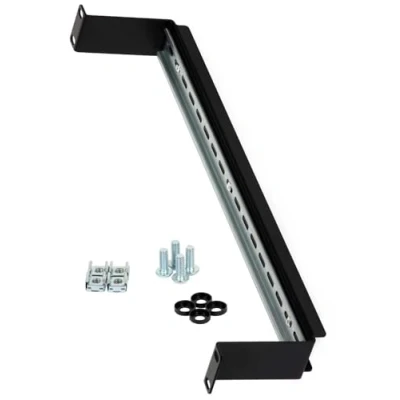 Abbildung von RACK 19 Gehäuse 3U DIN TH35 Schiene mit Abdeckung (ohne Gehäuse)