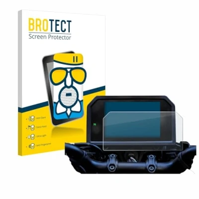 Abbildung von BROTECT Entspiegelungs Schutzglas für Yamaha Tracer GT 9+ 2023 Schutz Folie Panzerfolie Glas Matt [Extrem Kratzfest 9H, Anti Reflex]