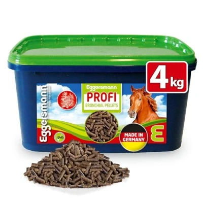 Abbildung von Eggersmann Mein Pferdefutter Profi Bronchial Pellets 4 kg Ergänzungsfuttermittel für Pferde mit natürlichen Kräutern freie Atemwege Unterstützt das Abhusten von Schleim