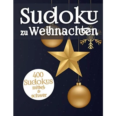 Abbildung von Sudoku Rätsel zu Weihnachten für Erwachsene und Senioren: Mittlere &amp; Schwere Logikrätsel Gedächtnistraining zur Weihnachtszeit