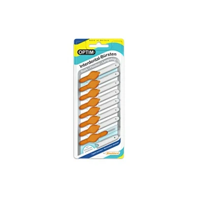 Abbildung von Stoddard Interdentalbürsten 8er Packung, orange 0,45mm Größe 1