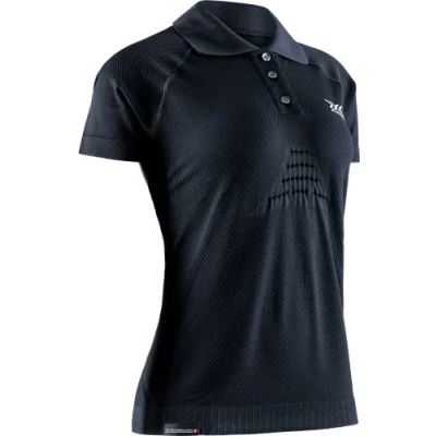 Abbildung von X Bionic Women&#039;s INVENT 4.0 TRAVEL POLO SHIRT SHORT SLEEVES WOMEN, black/Anthracite, XL