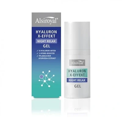 Abbildung von Alsiroyal HYALURON X EFFEKT Night Relax Gel Nachtserum 30 ml