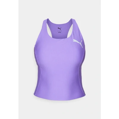 Abbildung von Puma RACEDAY Ultraform Running Crop Top Damen Mit Plain Dark Amethyst Größe: XS