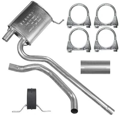 Abbildung von Mitteltopf Auspuff Mittelschalldämpfer für VW Passat B5 1.6i 1.9 TDI auch FL