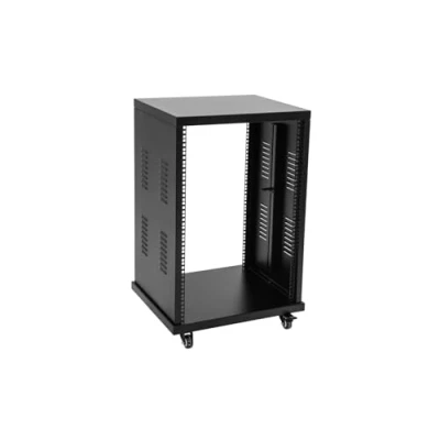 Abbildung von ROADINGER Stahl Rack SR 19, 14HE Pulverbeschichtetes Stahlrack, ideal für Festinstallationen