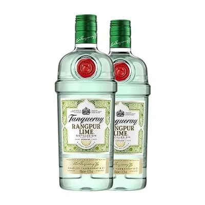 Abbildung von Gin Tanqueray Rangpur Lime 70 cl (Schachtel mit 2 Flaschen von cl)