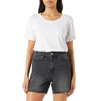 Abbildung von JJXX Jxaura RH HW RA SN Jeans Shorts, Damen, Größe: Small, Dark grey