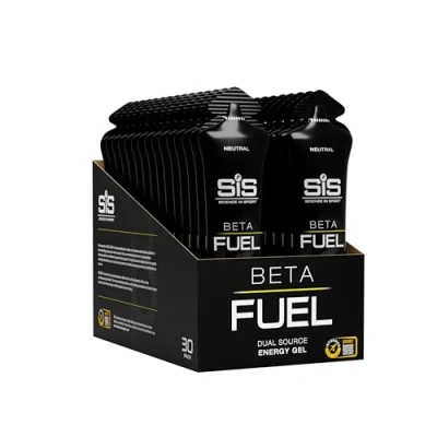 Abbildung von Science in Sport Beta Fuel Gel 30 x 60ml Nicht aromatisiert Energiereiches Kohlenhydrate mit 40g Kohlenhydrate, Leicht verdauliches Energy für optimale Leistung