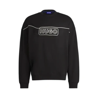 Abbildung von HUGO Noideryos Sweatshirt, Herren, Größe: Large, Black