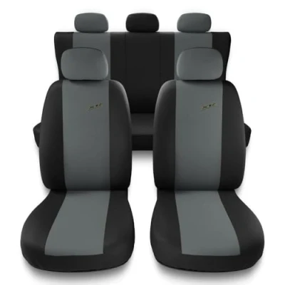 Abbildung von Mossa Universal Sitzbezüge Auto kompatibel mit Renault Twingo I, II, III (1993 2019) Autositzbezüge Schonbezüge für Autositze X.R G2
