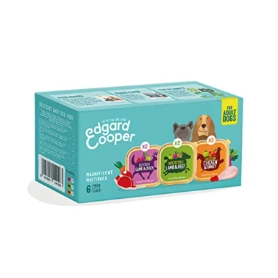 Abbildung von Edgard&amp;Cooper Schalen Multipack Adult Huhn Wild Lamm Hundefutter H...