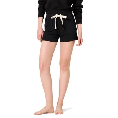 Abbildung von Amazon Essentials Damen Leichte Lounge Pyjamashorts aus Terry Frottee, Schwarz, M