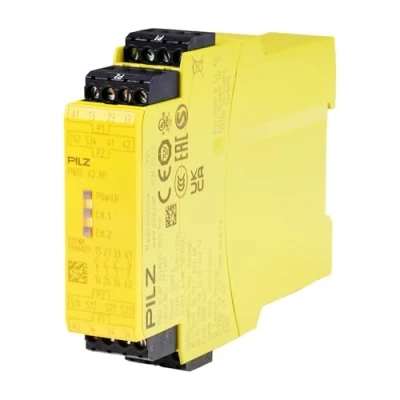 Abbildung von Sicherheitsschalter PNOZ X2.8P 24VACDC 3n/o 1n/c PILZ 3 x Unterbrecher, 1 Öffner (B H T) 22,5 94 121 mm St