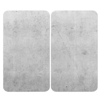 Abbildung von WENKO Herd Abdeckplatte &quot;Beton&quot;, (Set, 2 tlg.), für alle Herdarten, 52x30 cm