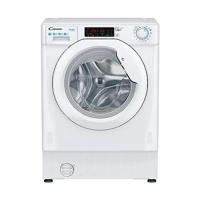 Abbildung von Candy CBWO 49 TWME S Einbau Frontlader/Frontlader voll integriert / 9kg Waschen/Startzeitvorwah Liter 1400 U/min, Weiß
