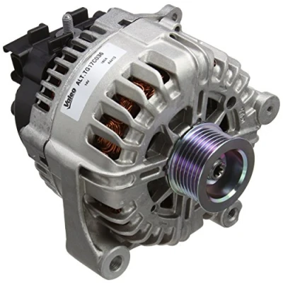 Abbildung von VALEO 439601 Generator Ladestrom des Generators: 180 Amp Rippen: 7 rippen Riemenscheibe Ø: 51,7 mm Spannung: 14 V Drehrichtung: CLOCKWISE