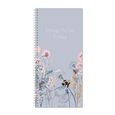 Abbildung von Exacompta Ref GS016Z Things To Do Today Notizbuch, 90 g/m² Papier, 140 mm x 297 mm, 40 Blatt liniertes Papier mit Bienen Design, ideal für Ordnung