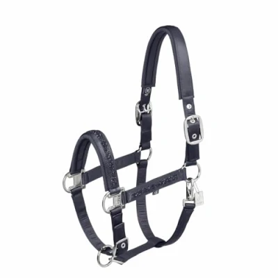Abbildung von Eskadron Halfter Classic Sports &#039;25 Mattgloss Jewel Double Pin Navy Shetland Agradi.deVerkauft von Agradi