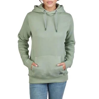Abbildung von DENIMFY Kapuzenpullover Damen Hoodie DFEmma Regular Fit Longsleeve Sweatshirt mit Kängurutasche