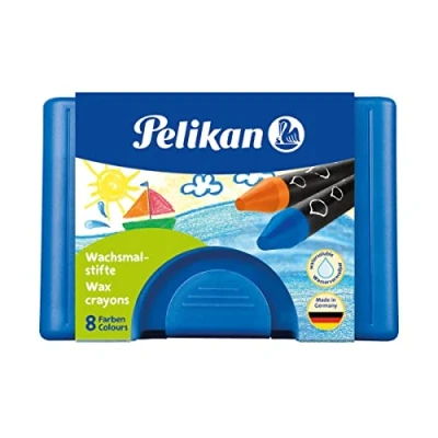 Abbildung von Pelikan Wachsmalstift Wachsmalstifte Rund, 8er Set