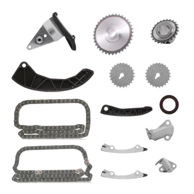Abbildung von RIDEX 1389T2498 Steuerkettensatz Simplex HYUNDAI: i20 I Schrägheck, i30 ix35, KIA: RIO 3, Sportage III, cee‘d Kombi