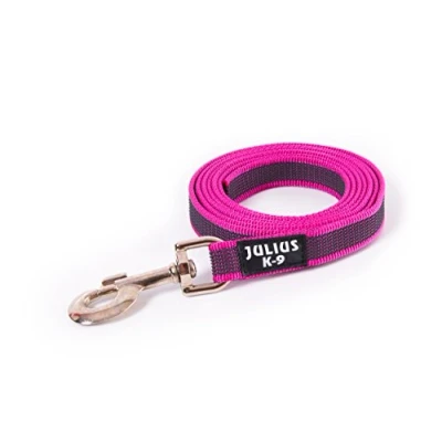 Abbildung von Julius K9 C&amp;amp G Schnur, rosa/grau 20mm/1m unbehandelt
