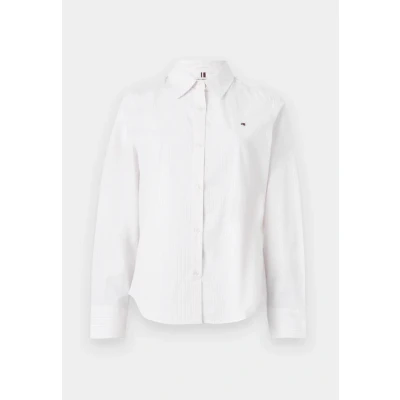 Abbildung von Tommy Hilfiger Regular Shirt Hemdbluse, Damen, Größe: 32, Classic ithaka/light pink