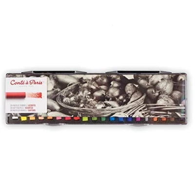 Abbildung von Conté a Paris 50208 Künstlerkreide (Weiche Pastelle, verschieden Farben) 20er Set
