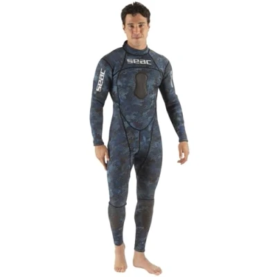 Abbildung von SEAC Blue Sea, einteiliger Tauchanzug, 1,5 mm, Herren, camo Blue, M