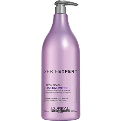 Abbildung von L &#039; Oreal Professionnel Serie Expert Liss Unlimited Shampoo 1500ml and Pump NEW 2017
