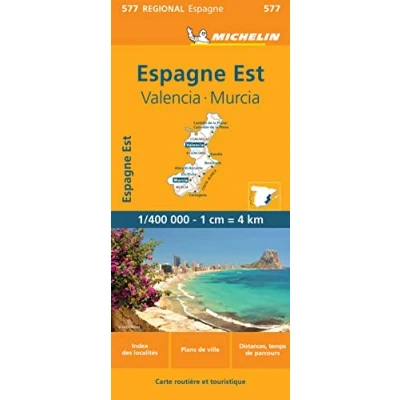 Abbildung von Valenciana Comunidad / Murcia (577): Valencia, : carte routière et touristique (Michelin regional, 577, Band 577)
