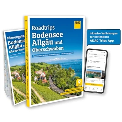 Abbildung von ADAC Roadtrips Bodensee, Allgäu und Oberschwaben: Traumurlaub ab dem ersten Kilometer mit Planungskarte