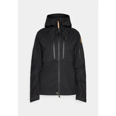 Abbildung von Fjällräven ECO Shell Jacket Hardshelljacke, Damen, Größe: Small, Black