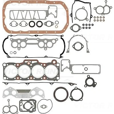Abbildung von REINZ 01 52280 Dichtungsvollsatz, Motor mit Wellendichtring Kurbelwelle, Ventilschaftabdichtung MAZDA: 929 II Coupe