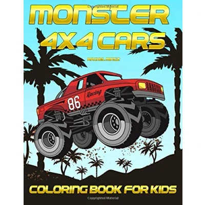 Abbildung von Monster 4X4 Cars Coloring Book For Kids: Collection of Trucks, Crushing Pick Ups
